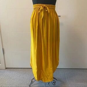 Yellow Maxi Skirt